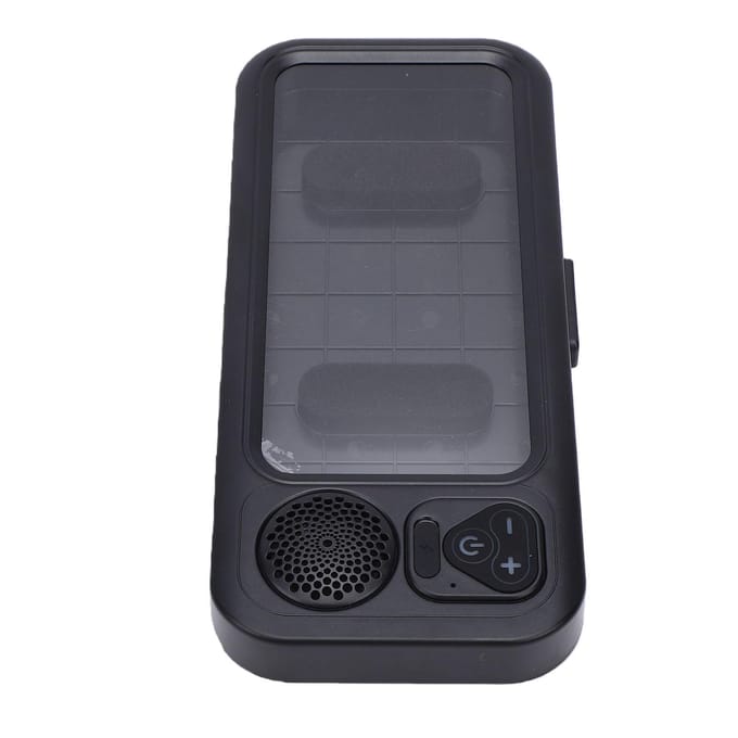 Douche Telefoonhouder Waterdicht Bluetooth Speaker Touchscreen Helder Geluid Douche Telefoonhoes zwart