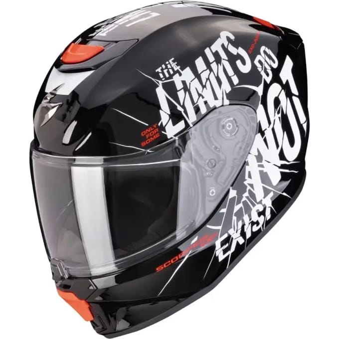 Scorpion EXO-JNR Boum Zwart Wit Integraalhelm - Helm