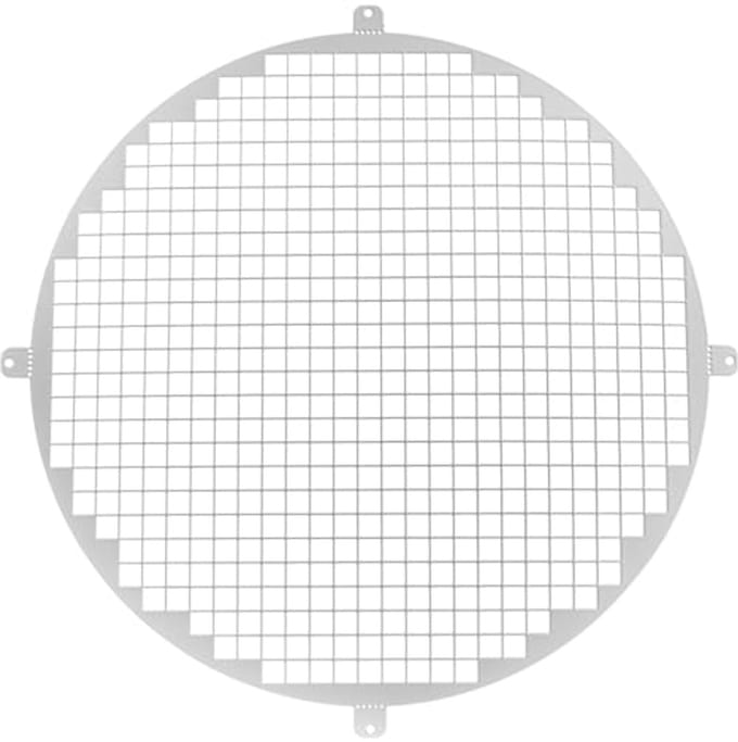 Ventilatierooster 31,5 cm - Verzilverd Staal - Universeel Luchttoevoersysteem
