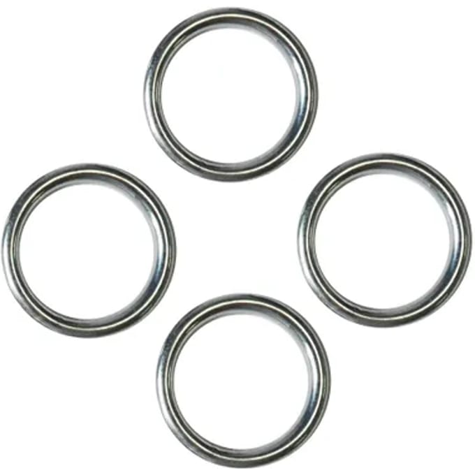 Sencys Gesloten Ring - Gegalvaniseerd - Diam. 3,5x32mm - 4 Stuks