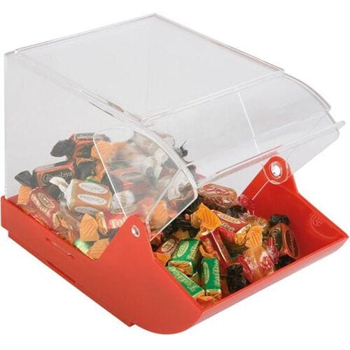 GGM Gastro (6 Stück) Universalbox - mit Frontdeckel - 230x145mm - Rot