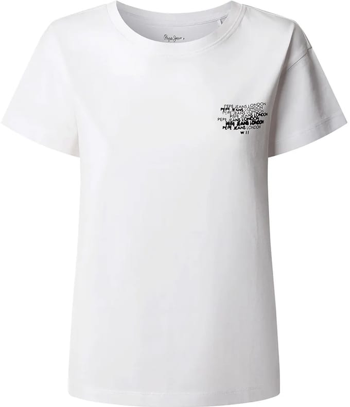 Pepe Jeans Baithiara T-shirt Met Korte Mouwen Wit S Vrouw