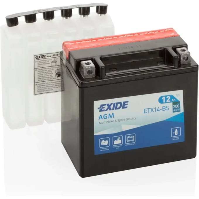 Motorfiets accu Exide AGM
