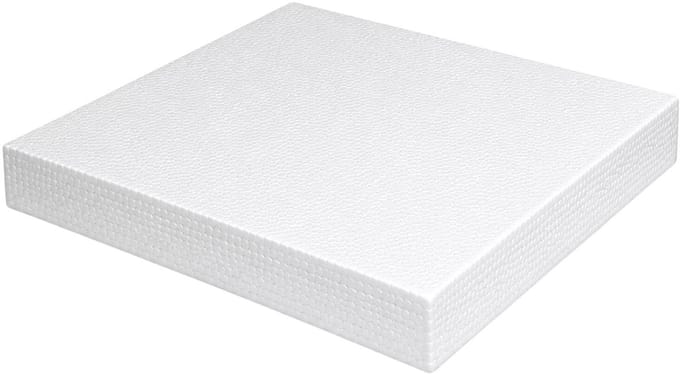 Piepschuim vormen - vierkant - 1x - 25 x 25 x 3 cm - styropor hobby / DIY vorm - basis knutselfiguren