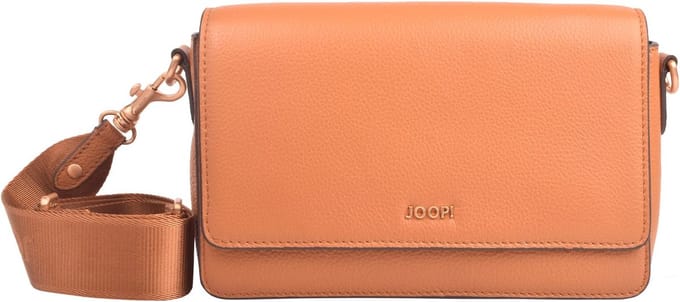 JOOP! Leren Schoudertas Avondtas Vivace Elissa Shoulderbag Brown Sugar Bruine