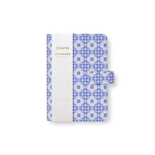 Filofax mediterranean organiser, formaat personal, kleur blauw
