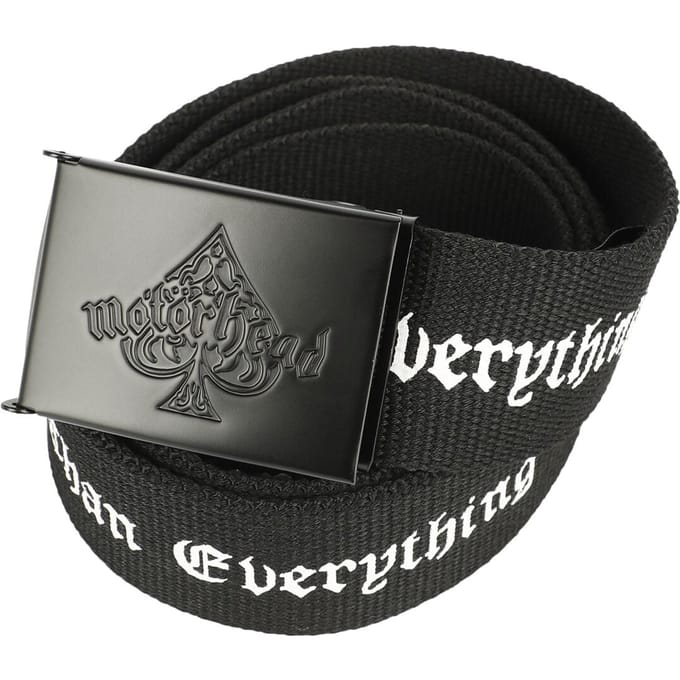 Motörhead Logo Unisex Riem - zwart - Standard