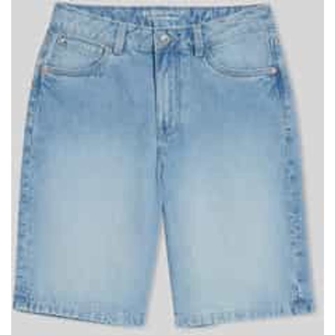 regular fit bermuda van puur katoen