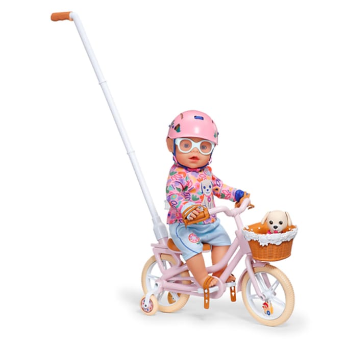 Zapf Creation BABY Born Fiets met Lucky Poppen toebehoren
