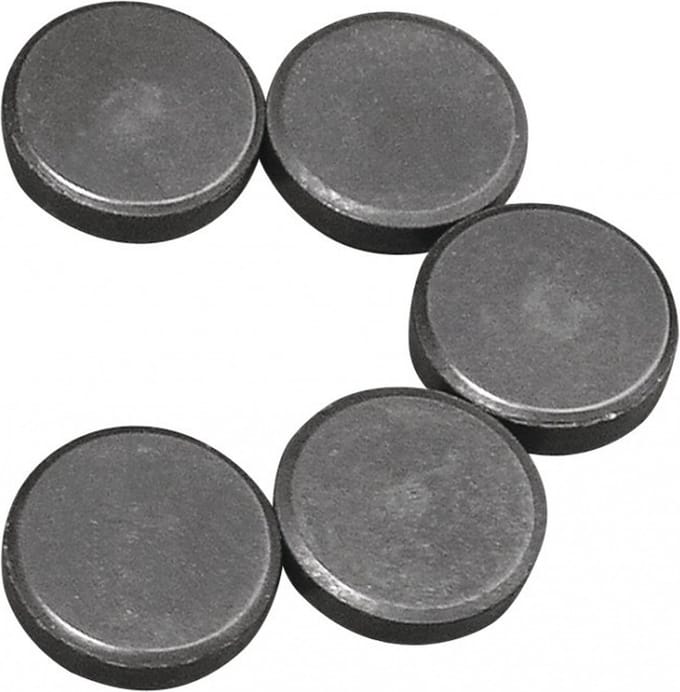 Ronde magneten -  20 x 5 mm - 15 stuks