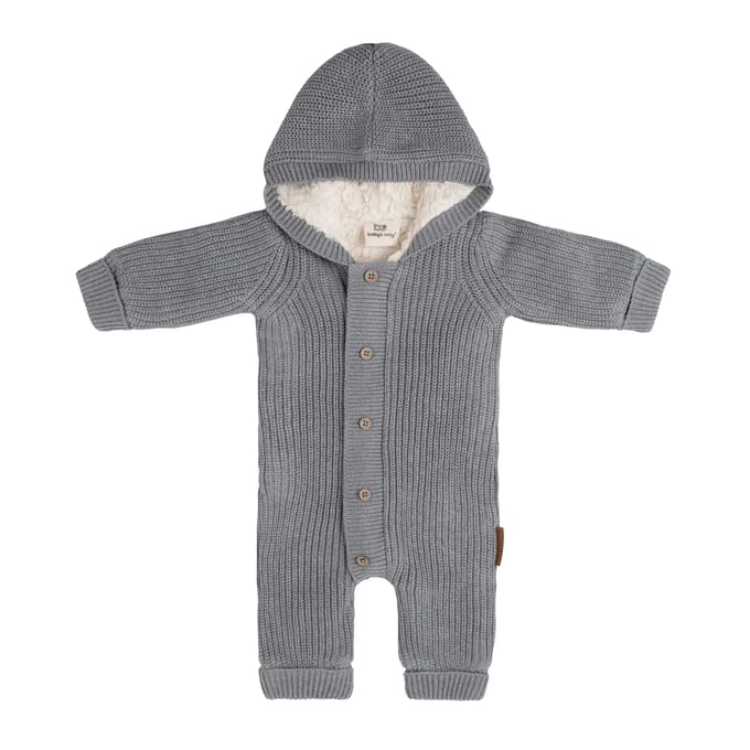 Baby's Only Overall teddy Soul - Grijs - 68 - 100% ecologisch katoen - GOTS