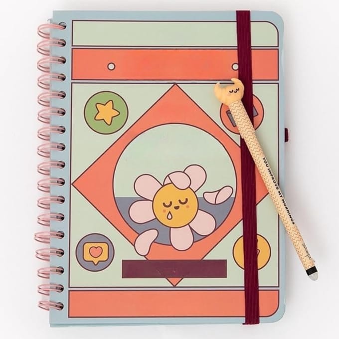 Famanu – Jaarplanner 2026, weekoverzicht, met uitwisbare Bobo-pen, weekdoel: het is voorbij!