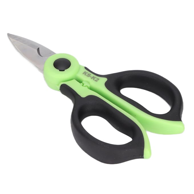 KSK2 Elektricienschaar Glasvezel Roestvrij Staal Getand Non-slip Pigtail Tool gray