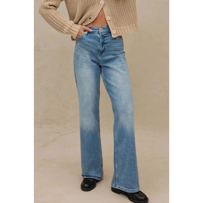 Brede Pas Comfort Denim Jeans
