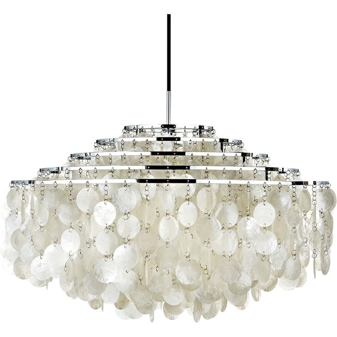 Verpan - Fun DM Hanglamp groot - 5 ringen breed - wit