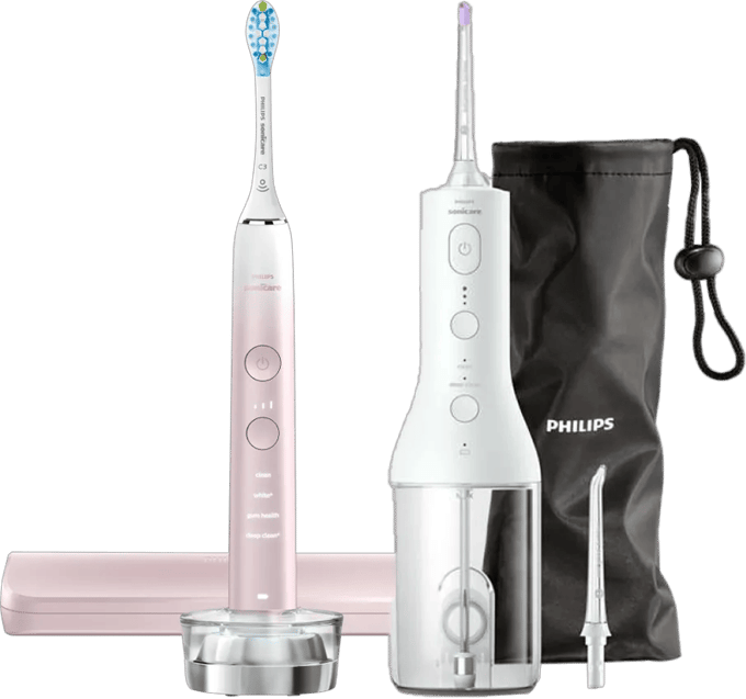 Philips Sonicare DiamondClean 9000 HX9911/84 + Power Flosser Wit