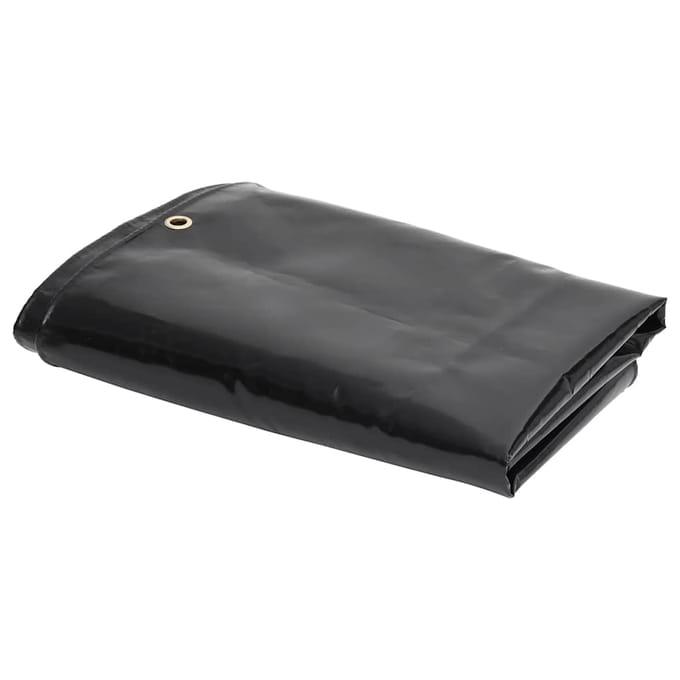 vidaXL - Zeilen - Zwart - 3,5 - x - 2,5 - m - Canvas - met - PVC-coating