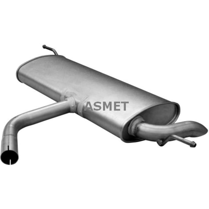 Geluiddemper achter ASMET 03.115