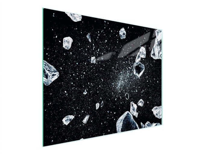 TMK ArtDeko - Snijplank - 52x30 cm - Glas - Lód