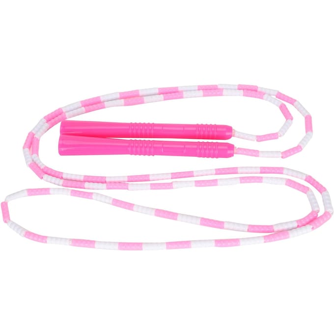 Roze Zacht Springtouw Verstelbaar Plastic Kralen String Vormbehoud voor Mannen Vrouwen Kinderen pink