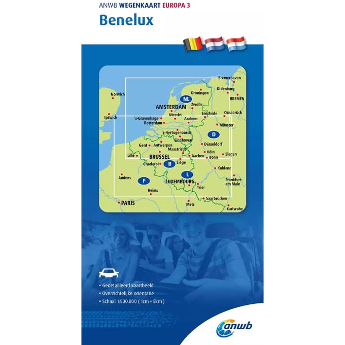 ANWB Wegenkaart Benelux