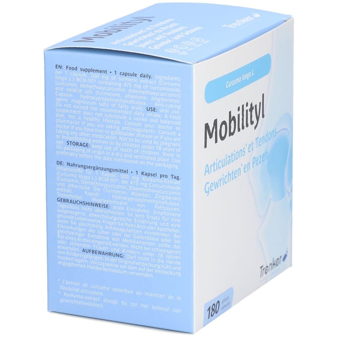 Trenker Mobilityl Voedingssupplement Gewrichten 180 Capsules