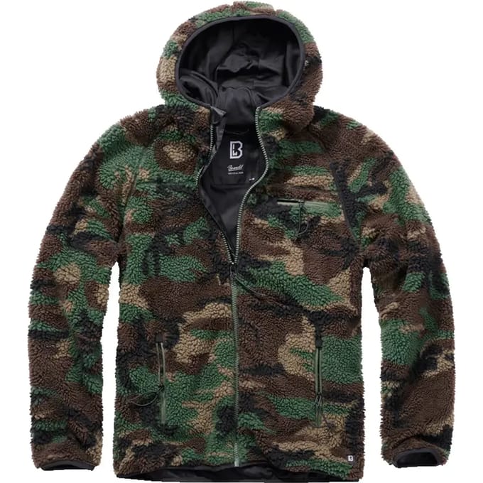 Brandit - Teddyfleece Worker Jacket - S - Groen