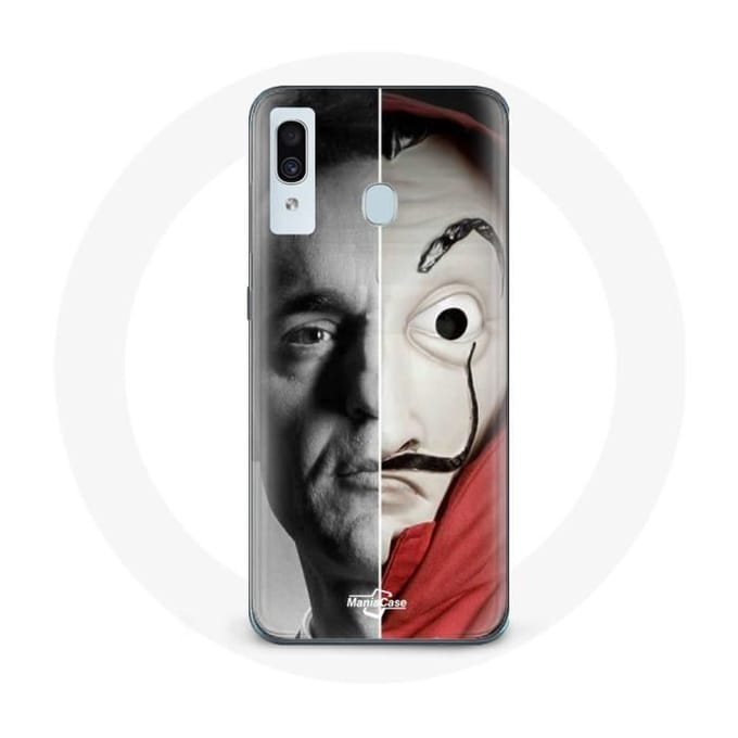 Case voor Samsung galaxy A30 Berlin La casa de papel Berlin Mask Split
