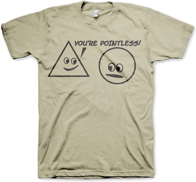 Hybris You're Pointless T-shirt kaki