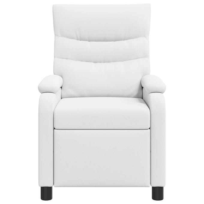 vidaXL - Recliner - Wit - Kunstleer