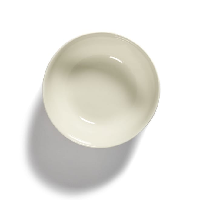 Serax Feast By Ottolenghi Kom Ø18 White Swirl Stripes Blue