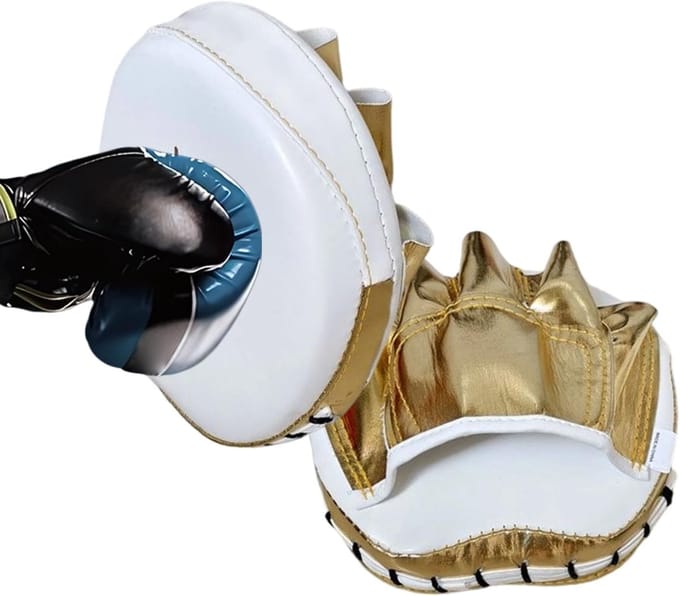 Boksen Handdoel - Workout Pad - Vechtsport Training - Precisie Hulpmiddel - 16x17 cm - Goud