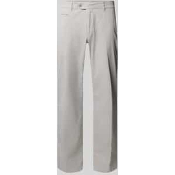 Regular fit stoffen broek met lyocell Model 'Everest'