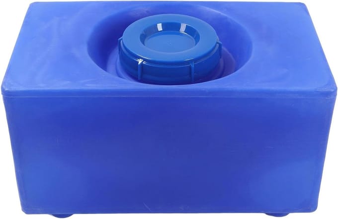 Watertank - Opslagcontainer - Kamperen en Reizen - Lekvrije Constructie - 35 Liter - Blauw