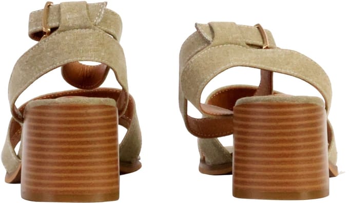 Sandalen met hak