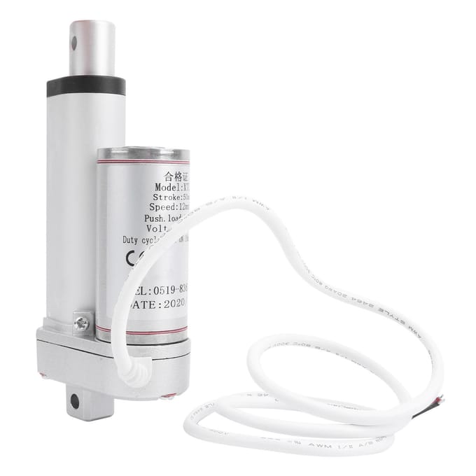 Elektrische Lineaire Actuator Motor Hefsysteem Putter 100kg Belasting 50mm Slag 12mms DC48V