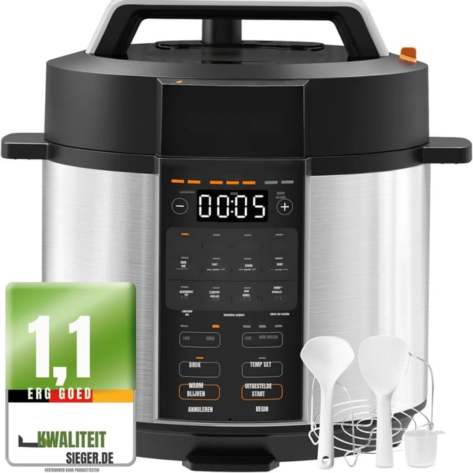 SCH® Multicooker - Multicookers - Zwart - 38cm x 34cm x 32cm