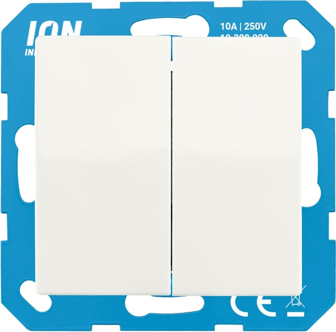 ION V1/j1 inbouw serieschakelaar polarwit