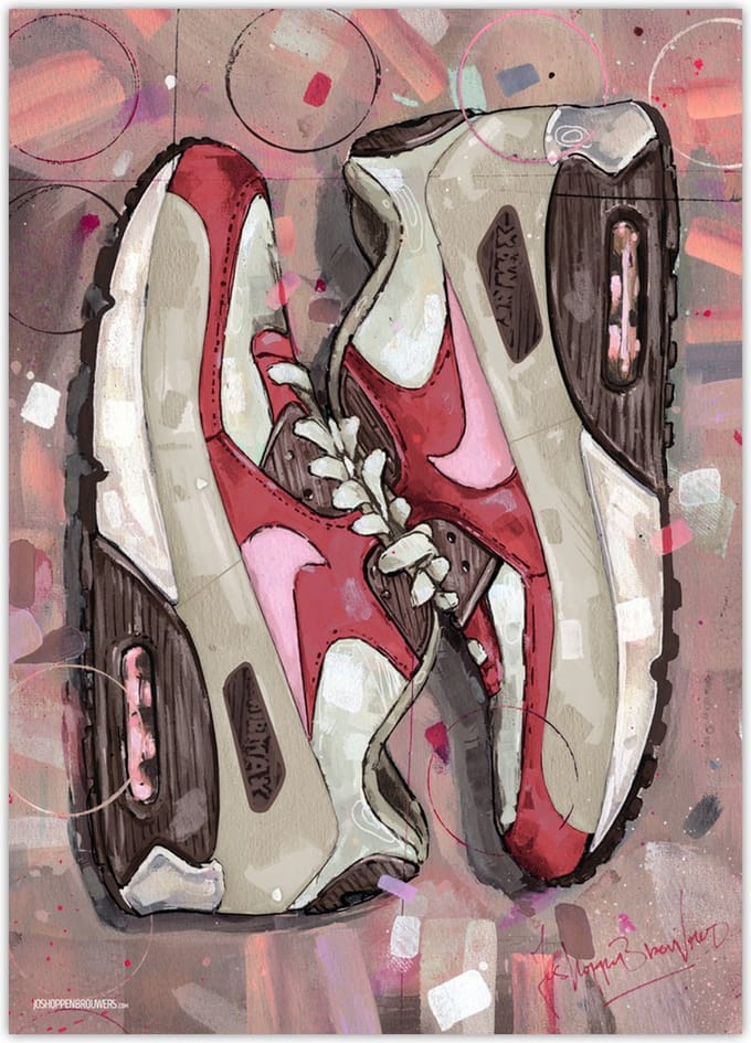 Sneaker poster Bacon 50x70 cm