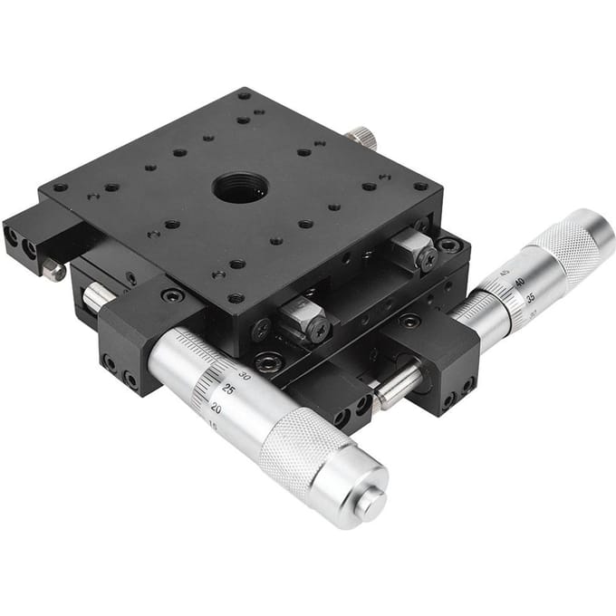 XY Micrometer Manual FinE tuning Cross Roller Precision Linear Stages 80*80*40mm