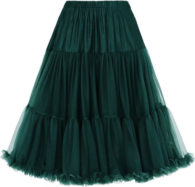 Dancing Days - Lifeforms Petticoat - 26 inch - M/L - Groen