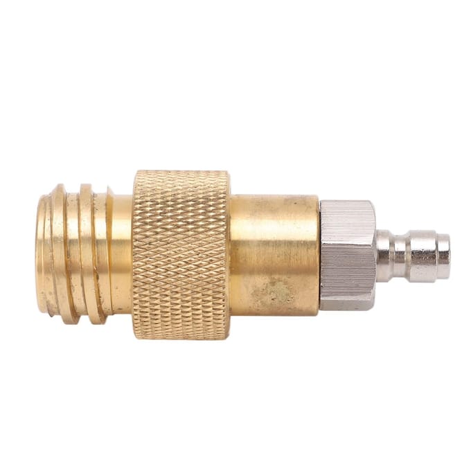Soda Navuladapter Machine Maker Messing Connector TR21‑4 Mannelijke Draad voor Vervanging beige