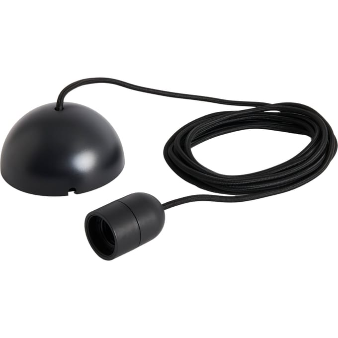 HAY E27-hanglampfitting COMMON, zwart, Ø 4,5 cm