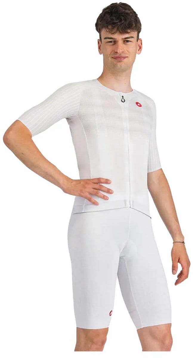 Castelli Free Aero Rc S Fietsbroek Wit S Man