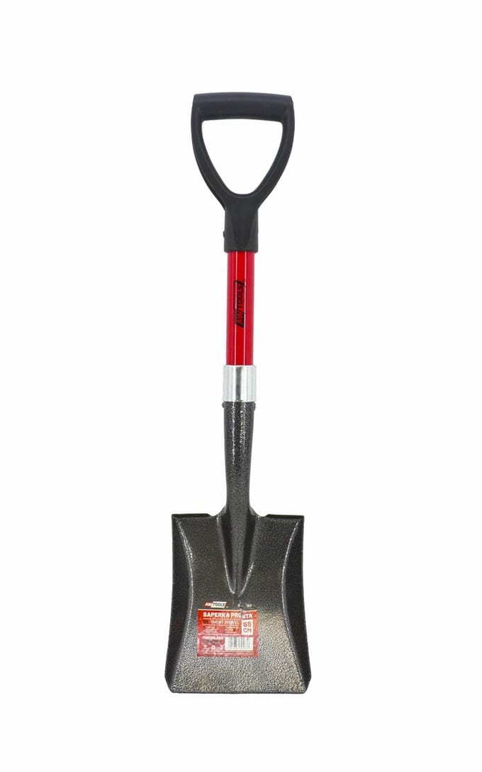 AWTOOLS Serie - Rechte Spade - Glasvezel Stok - Gehard Stalen Blad - 680 mm