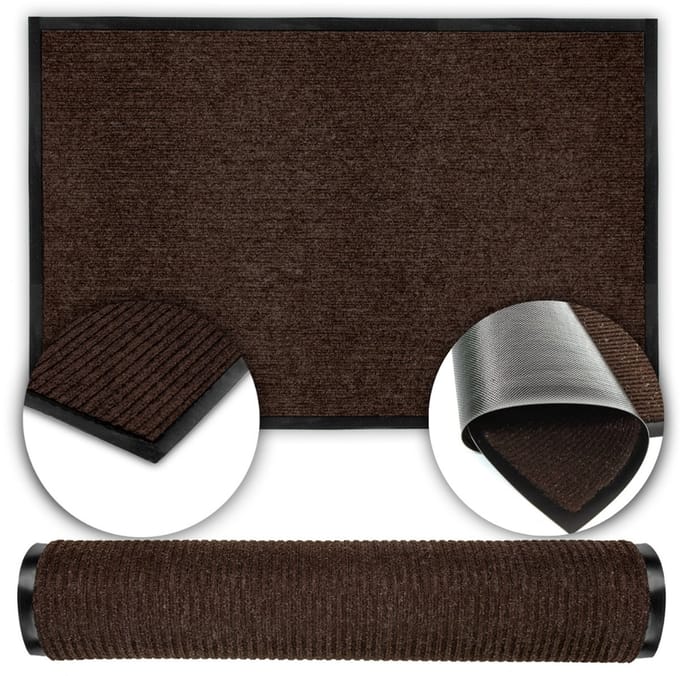 SEDDŌ - Deurmat - 120x80 cm - Bruin - Antislip