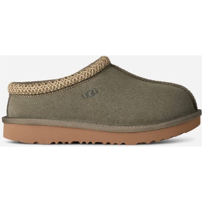 UGG® Tasman II in Green, Size 13K, Suede/Polyester/Wool