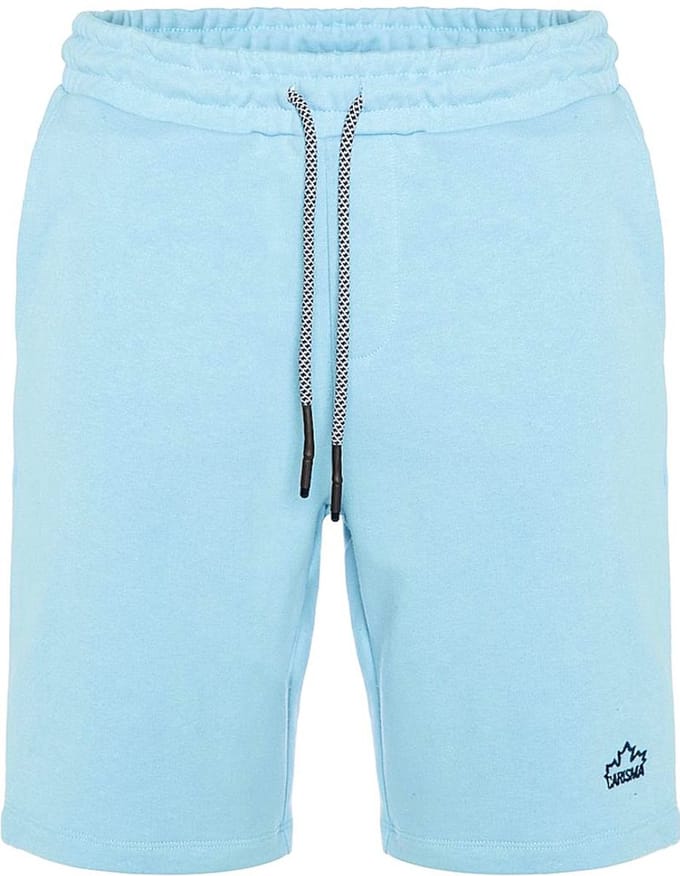 Carisma Korte Joggingbroek Heren Blauw Met Sluitkoorden - S