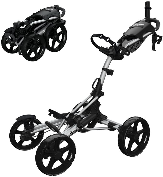 Clicgear 8.0+ Golftrolley - Zilver Zwart