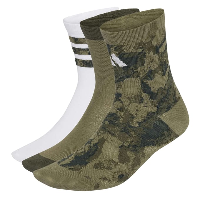 Adidas Camo Graphic kinder sokken groen - Maat 28/30